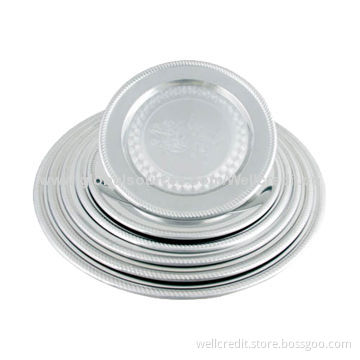 20-70cm #410 Stainless Steel Tray, 0.8 or 1.0mm Thickness